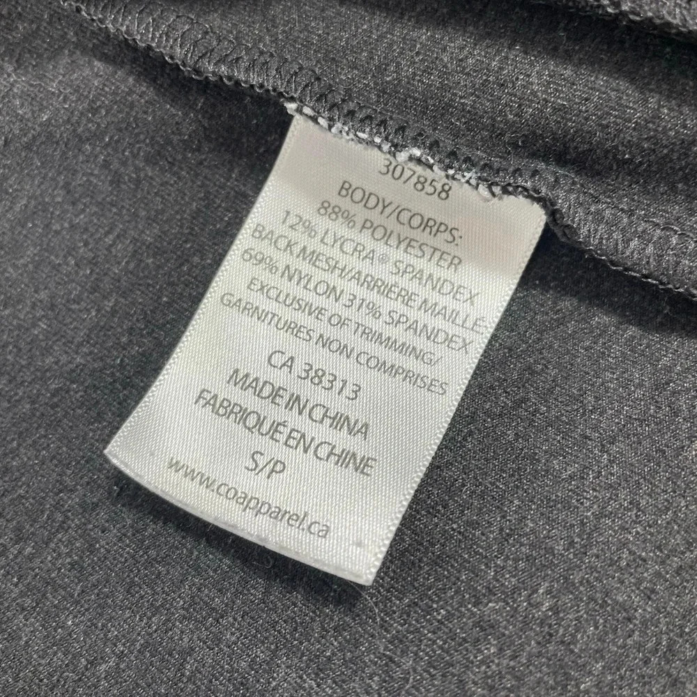 Ellen Tracy Active Zip Up Jacket Mesh Back Charcoal Size Small - Picture 8 of 10